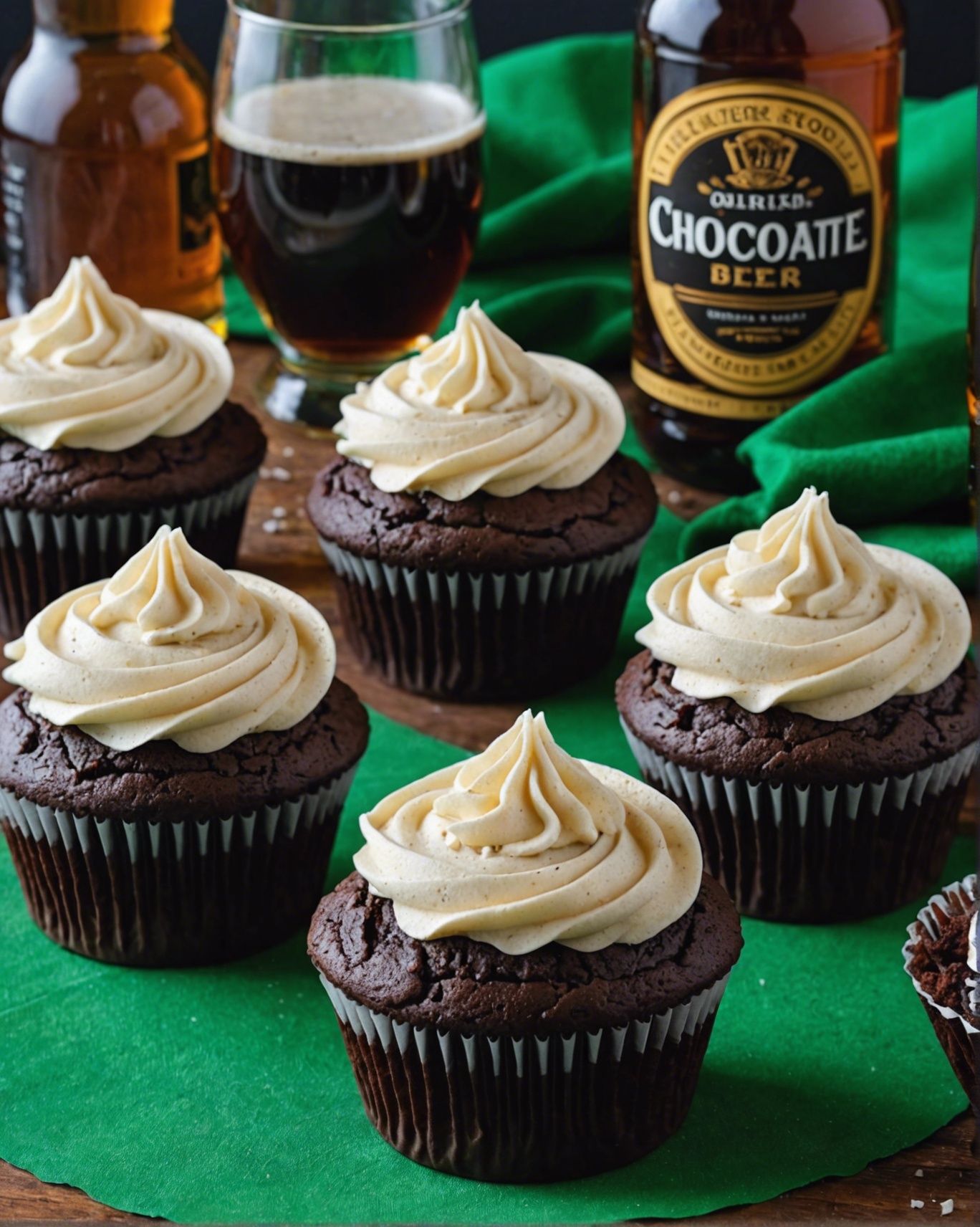 Chocolate Beer Cupcakes